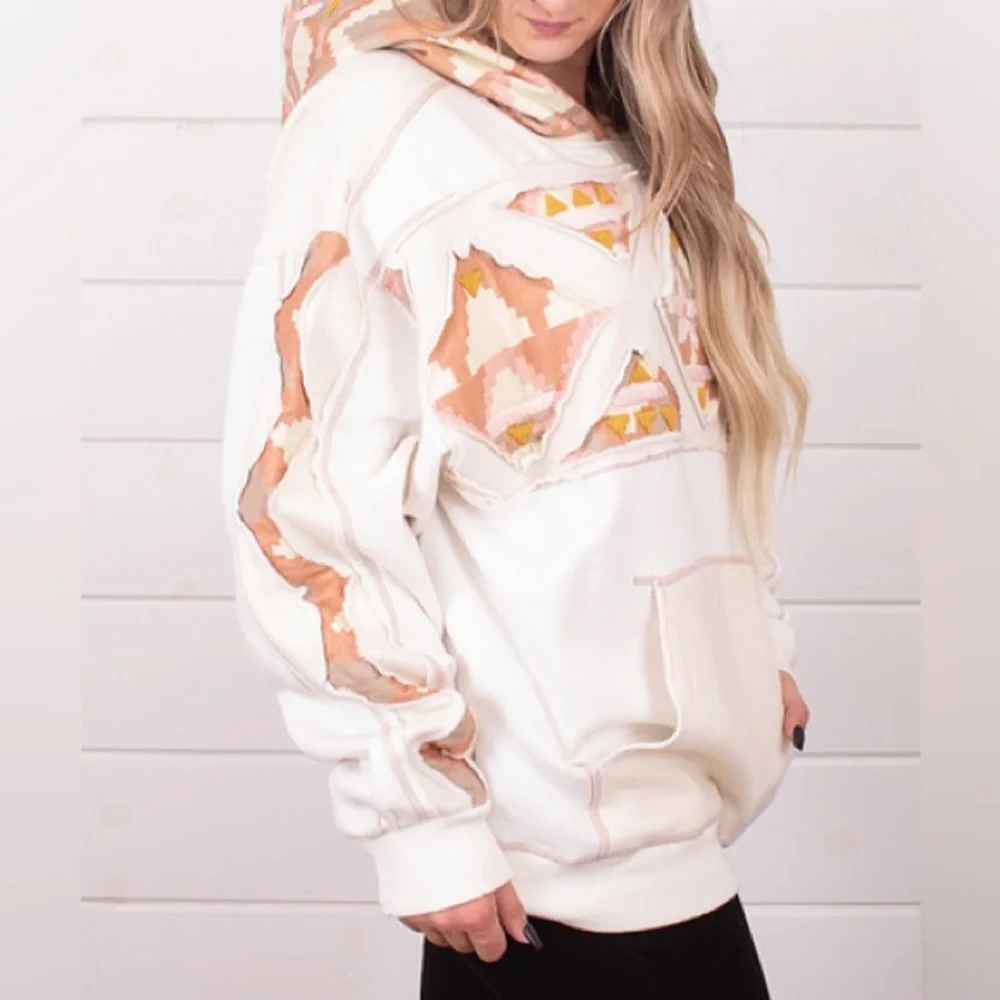 🎉LAST PIECE🎉FREE PEOPLE Nordic It's A Vibe Hoodie - Picture 8 of 13